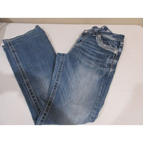 Miss Me Easy Boot Jeans Womens Sz 10/29x31" Blue Rise 8 - Picture 3 of 15
